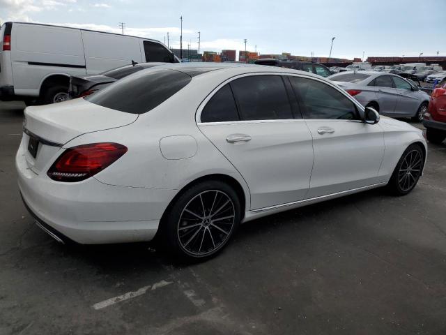 55SWF8DB5KU297840 - 2019 MERCEDES-BENZ C 300 WHITE photo 3