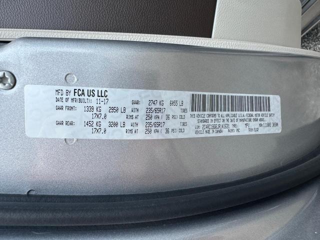 2C4RC1BG6JR141631 - 2018 CHRYSLER PACIFICA TOURING L Gümüş foto 15