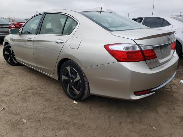 JHMCR5F79EC000619 - 2014 HONDA ACCORD PLUG-IN HYBRID BEIGE photo 2