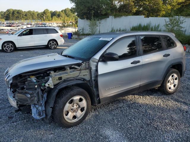 1C4PJLABXGW257302 - 2016 JEEP CHEROKEE SPORT GRAY photo 1