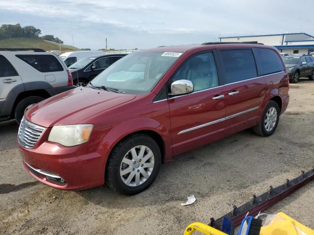 2C4RC1CG7CR138142 - 2012 CHRYSLER TOWN & COU TOURING L MAROON photo 1