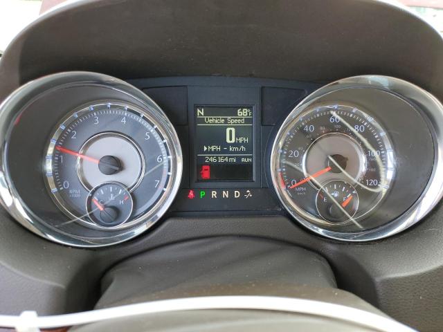 2C4RC1CG7CR138142 - 2012 CHRYSLER TOWN & COU TOURING L MAROON photo 9