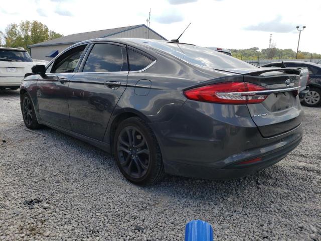 3FA6P0G79JR196150 - 2018 FORD FUSION S GRAY photo 2