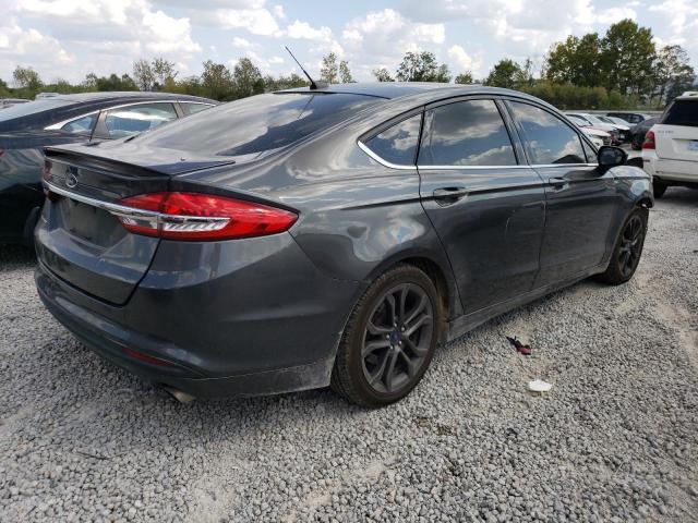 3FA6P0G79JR196150 - 2018 FORD FUSION S GRAY photo 3