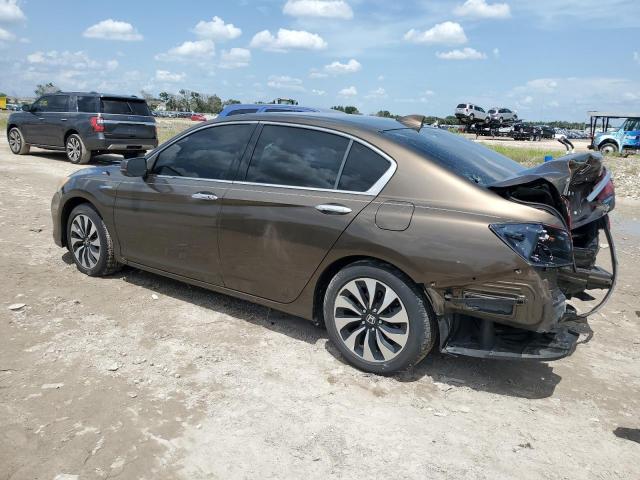 JHMCR6F39HC020926 - 2017 HONDA ACCORD HYBRID BROWN photo 2