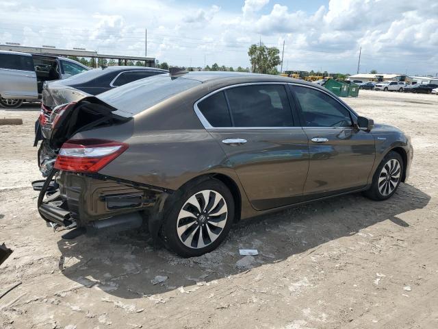 JHMCR6F39HC020926 - 2017 HONDA ACCORD HYBRID BROWN photo 3