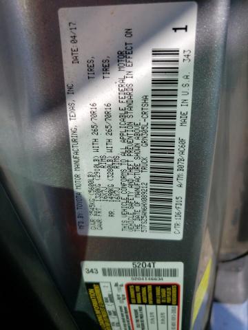 5TFSZ5AN6HX089212 - 2017 TOYOTA TACOMA ACCESS CAB ვერცხლისფერი ფოტო 12