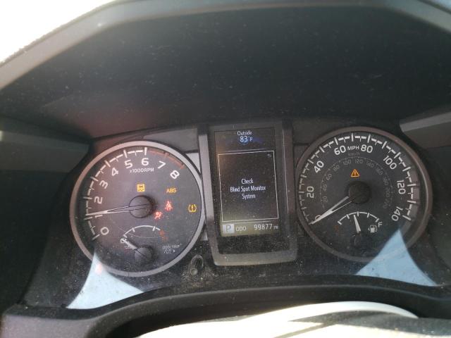 5TFSZ5AN6HX089212 - 2017 TOYOTA TACOMA ACCESS CAB ვერცხლისფერი ფოტო 9