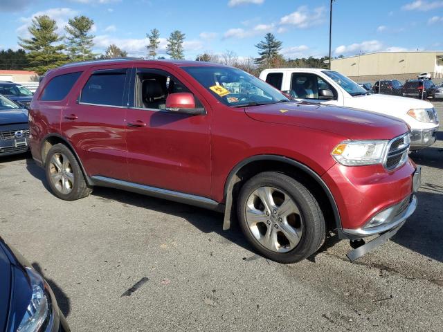 1C4RDJDG8FC818463 - 2015 DODGE DURANGO LIMITED RED photo 4