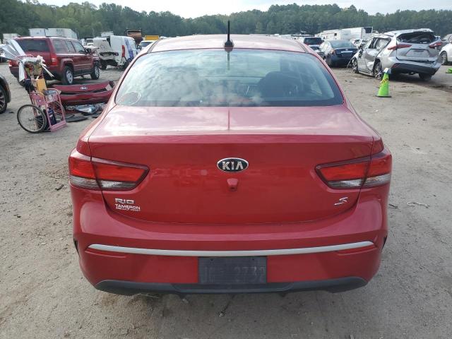 3KPA24ADXME429926 - 2021 KIA RIO LX RED photo 6