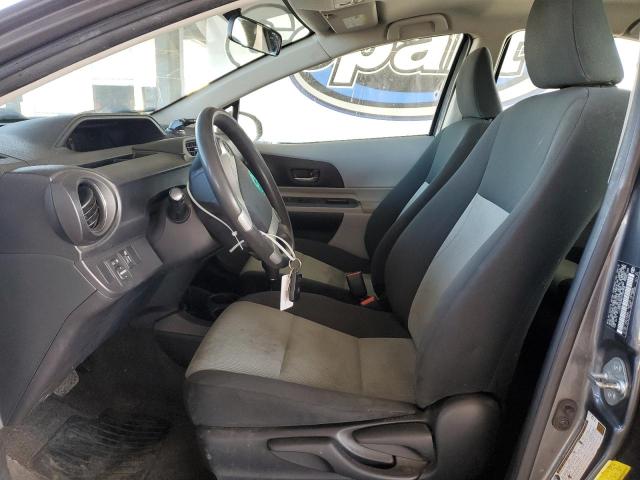 JTDKDTB39D1552358 - 2013 TOYOTA PRIUS C GRAY photo 7