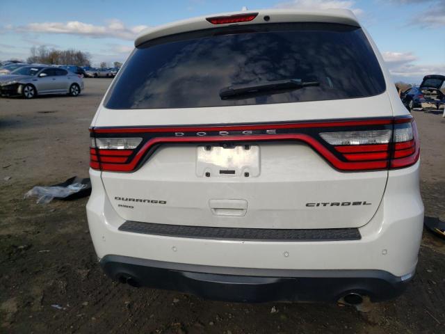 1C4SDJET7EC977762 - 2014 DODGE DURANGO CITADEL WHITE photo 6