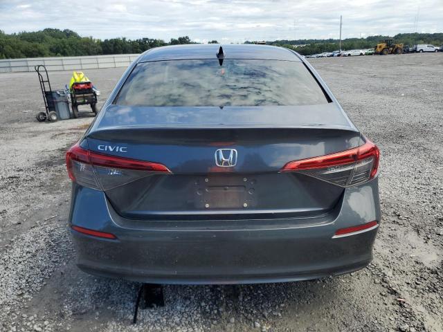 JHMFE1F70NX006271 - 2022 HONDA CIVIC EX GRAY photo 6