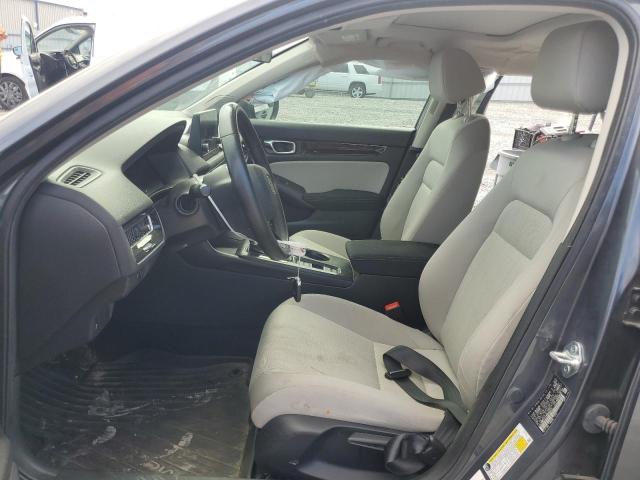 JHMFE1F70NX006271 - 2022 HONDA CIVIC EX GRAY photo 7