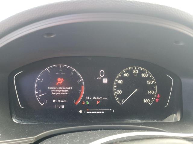 JHMFE1F70NX006271 - 2022 HONDA CIVIC EX GRAY photo 9