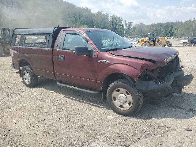 1FTRF14W69KB66650 - 2009 FORD F150 BURGUNDY photo 4