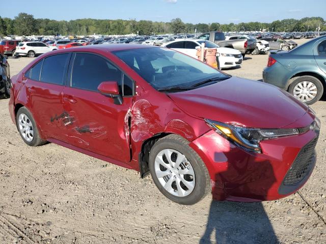 5YFEPMAE8NP345874 - 2022 TOYOTA COROLLA LE RED photo 4