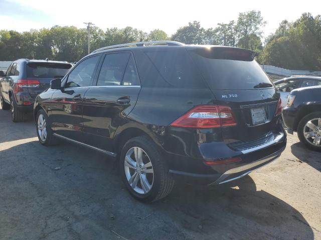 4JGDA5HB0CA022608 - 2012 MERCEDES-BENZ ML 350 4MATIC BLACK photo 2