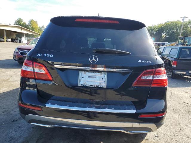 4JGDA5HB0CA022608 - 2012 MERCEDES-BENZ ML 350 4MATIC BLACK photo 6