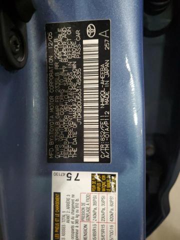 JTDKB20U563145835 - 2006 TOYOTA PRIUS 蓝色 照片 13