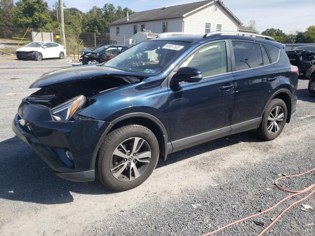 JTMRFREV2JJ743995 - 2018 TOYOTA RAV4 ADVENTURE BLUE photo 1