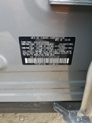 JF2SLDTC1SH569328 - 2025 SUBARU FORESTER TOURING SILVER photo 13