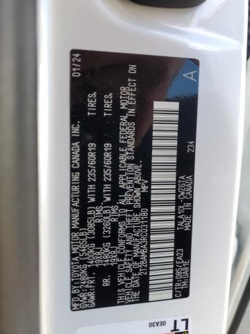 2T2BAMBA3RC031180 - 2024 LEXUS RX 350 BASE Білий фото 13