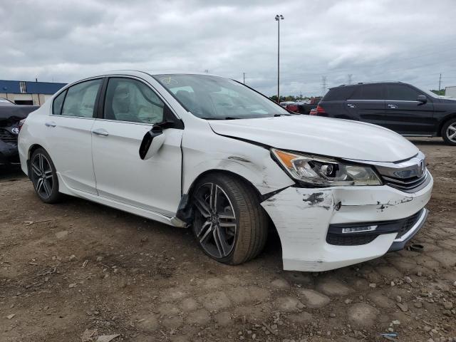 1HGCR2F58GA247483 - 2016 HONDA ACCORD SPORT Білий фото 4
