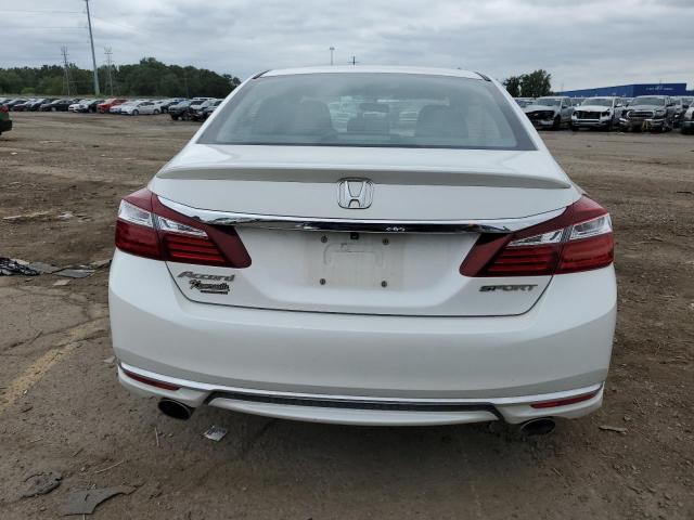 1HGCR2F58GA247483 - 2016 HONDA ACCORD SPORT Білий фото 6