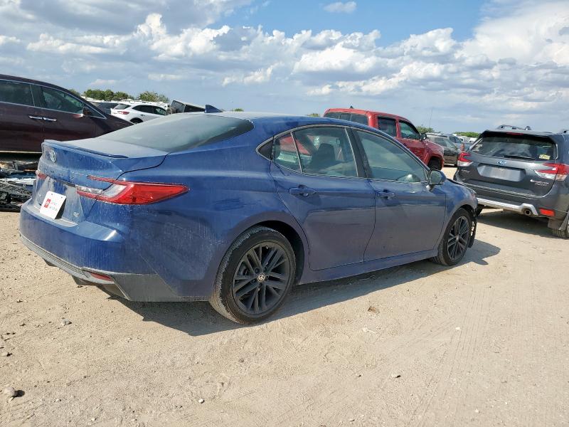4T1DAACK5SU131577 - 2025 TOYOTA CAMRY XSE BLUE photo 3