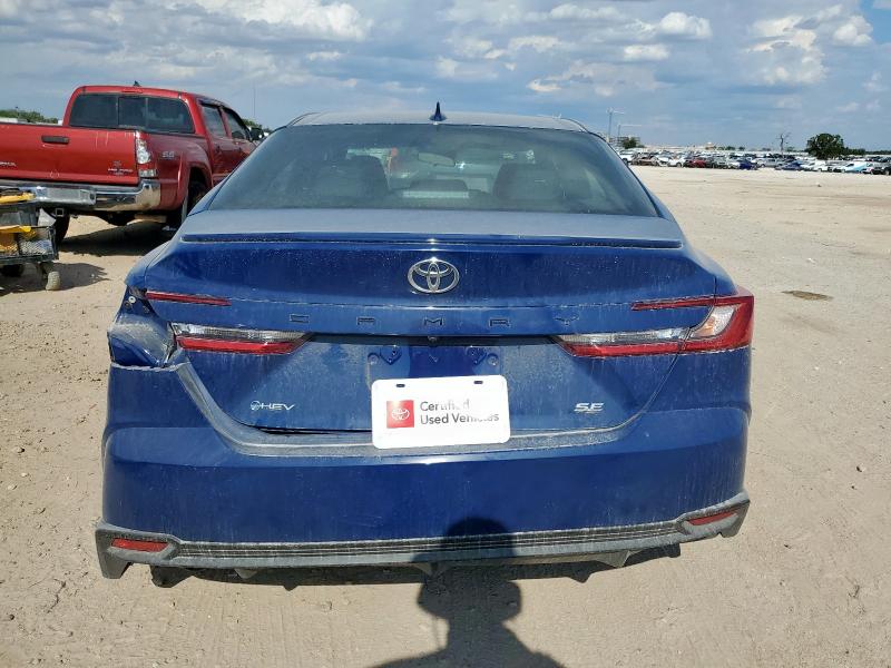 4T1DAACK5SU131577 - 2025 TOYOTA CAMRY XSE BLUE photo 6