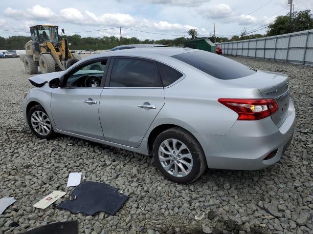 3N1AB7AP2KY287694 - 2019 NISSAN SENTRA S SILVER photo 2