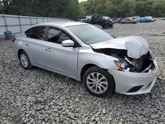 3N1AB7AP2KY287694 - 2019 NISSAN SENTRA S SILVER photo 4