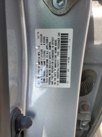 1HGCR2F58FA052711 - 2015 HONDA ACCORD SPORT SILVER photo 12