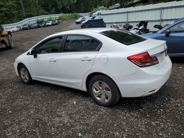 2HGFB2F58EH510927 - 2014 HONDA CIVIC LX Ақ фото 2