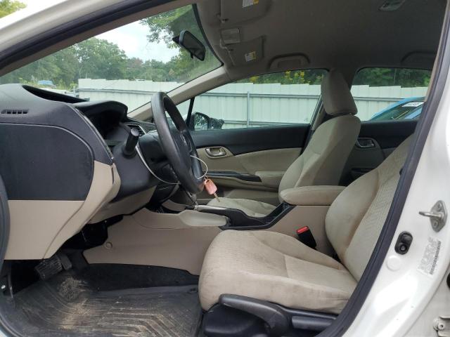 2HGFB2F58EH510927 - 2014 HONDA CIVIC LX Ақ фото 7