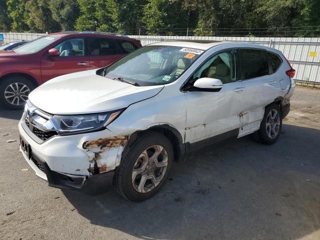 7FARW2H87KE051628 - 2019 HONDA CR-V EXL WHITE photo 1