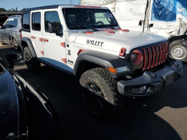 1C4HJXDN7NW200439 - 2022 JEEP WRANGLER UNLIMITED SPORT თეთრი ფოტო 4