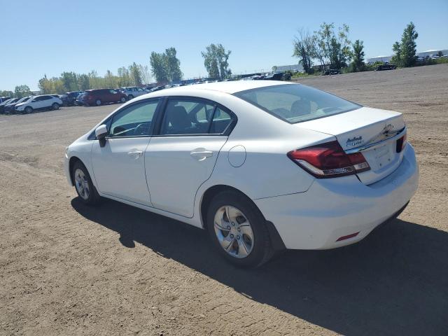 2HGFB2F40EH030825 - 2014 HONDA CIVIC LX أبيض صورة 2