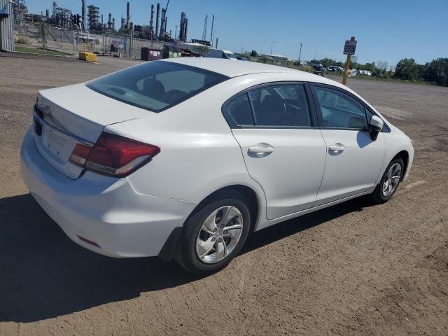 2HGFB2F40EH030825 - 2014 HONDA CIVIC LX أبيض صورة 3