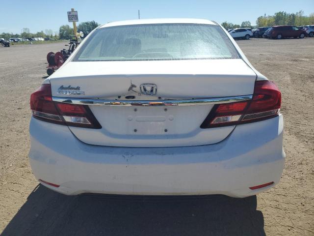 2HGFB2F40EH030825 - 2014 HONDA CIVIC LX أبيض صورة 6