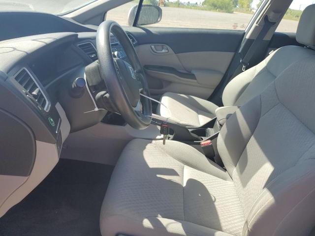 2HGFB2F40EH030825 - 2014 HONDA CIVIC LX أبيض صورة 7