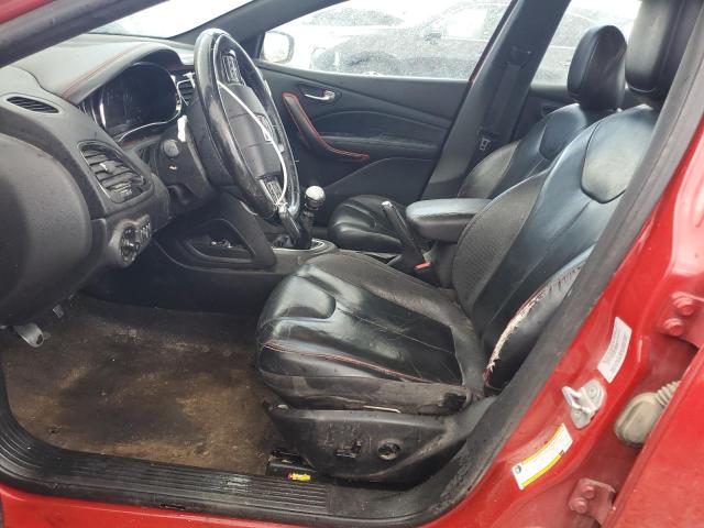 1C3CDFEB0GD539305 - 2016 DODGE DART GT RED photo 7