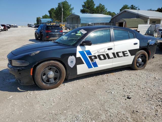 2C3CDXAT3HH606424 - 2017 DODGE CHARGER POLICE BLACK photo 1