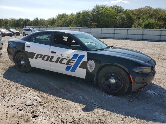 2C3CDXAT3HH606424 - 2017 DODGE CHARGER POLICE BLACK photo 4
