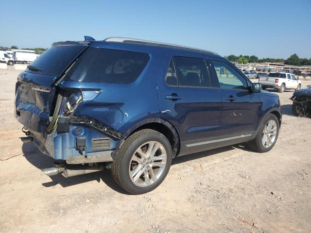 1FM5K7D82HGD84208 - 2017 FORD EXPLORER XLT ლურჯი ფოტო 3