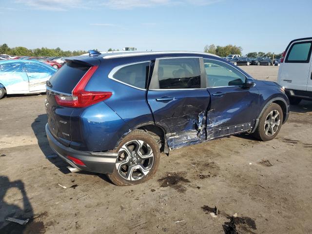 7FARW2H94KE034696 - 2019 HONDA CR-V TOURING BLUE photo 3