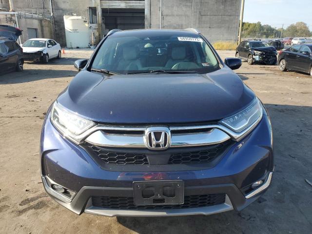 7FARW2H94KE034696 - 2019 HONDA CR-V TOURING BLUE photo 5