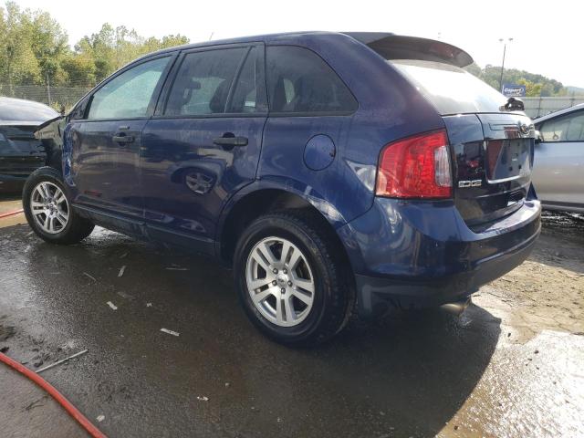 2FMDK3GC6BBA26645 - 2011 FORD EDGE SE BLUE photo 2