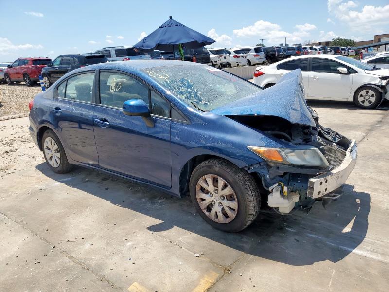 2HGFB2F54CH572872 - 2012 HONDA CIVIC LX 蓝色 照片 4